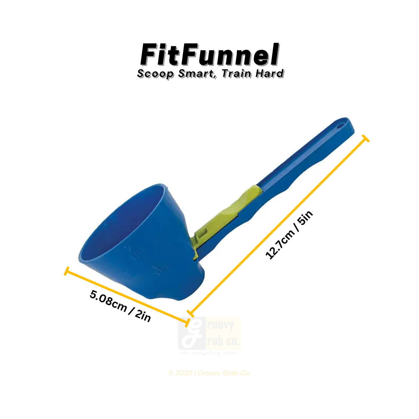 FitFunnel™ - Scoop Smart & Train Hard, The No Spill Scoop