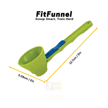 FitFunnel™ - Scoop Smart & Train Hard, The No Spill Scoop