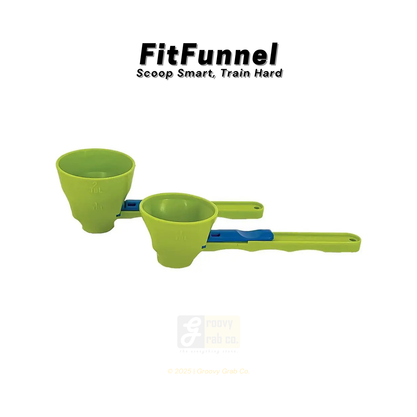 FitFunnel™ - Scoop Smart & Train Hard, The No Spill Scoop