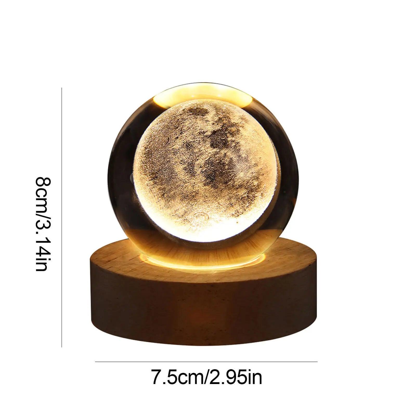 GalaxyGlow™: Illuminate your Space with the Perfect Cosmic Crystal Ball Lamp - Groovy Grab Co.