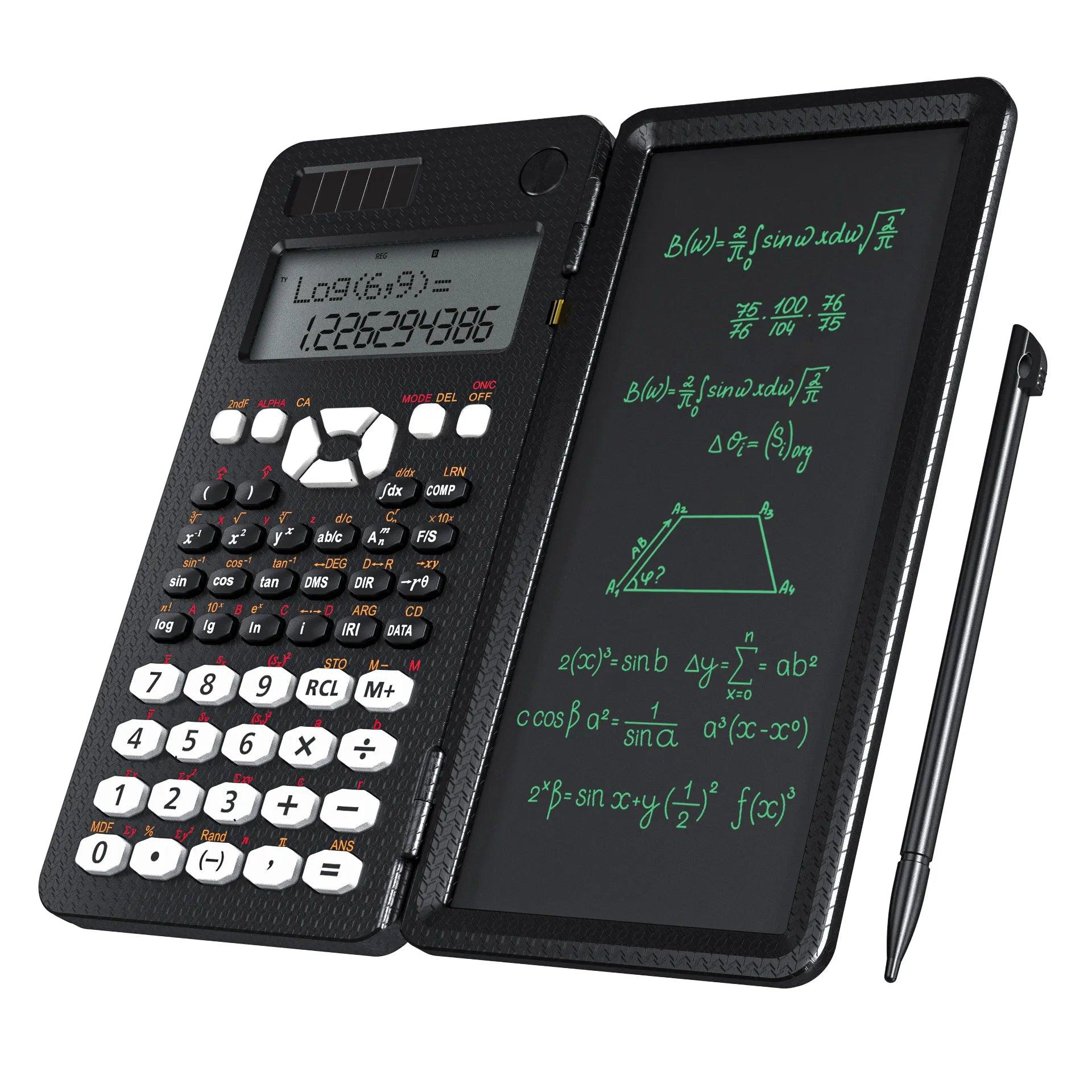 SmartCalc Pro™: Solar-Powered Calculator with Digital Notepad - Groovy Grab Co.