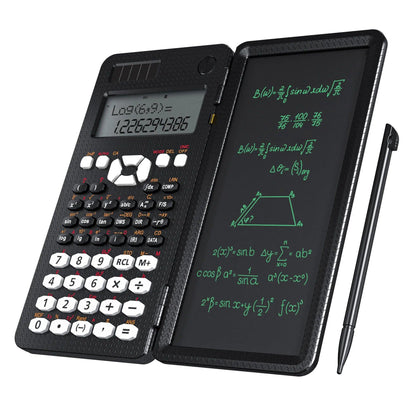 SmartCalc Pro™: Solar-Powered Calculator with Digital Notepad - Groovy Grab Co.